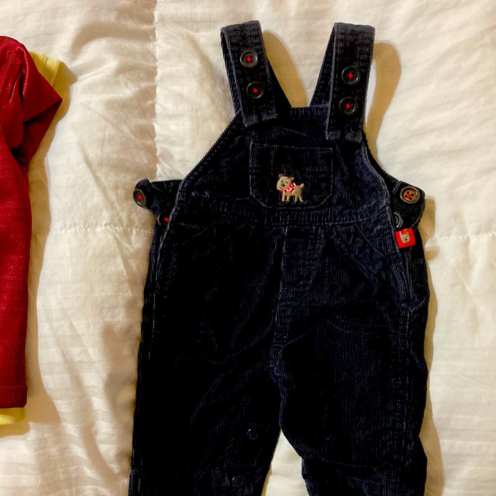 Carters Christmas overalls